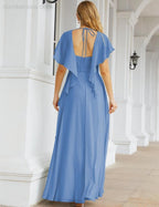 Baoleely Bridesmaid Dresses Backless Formal Prom Gowns for Evening Party Mother of The Bride Dress 28040
