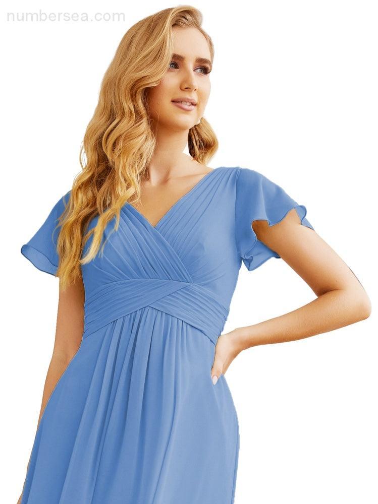 Vestidos de fiesta formales Baoleely para madre de la novia, con mangas cortas, vestido de dama de honor 28047 