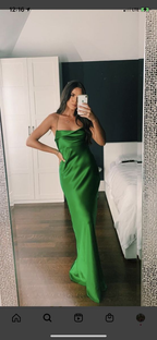 Robe de bal fourreau verte élégante, robe de soirée verte Y7297
