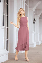 Robe de soirée deux pièces Sunnderly, coupe trapèze, pour la mère de la mariée, référence SY28072