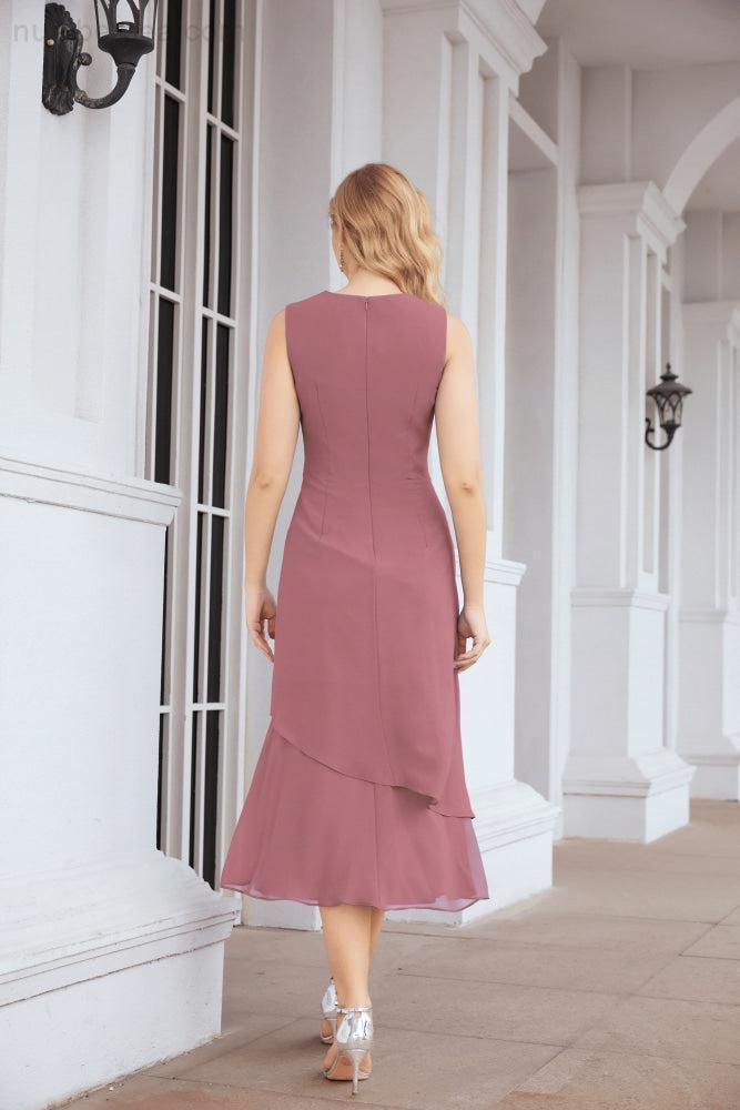 Robe de soirée deux pièces Sunnderly, coupe trapèze, pour la mère de la mariée, référence SY28072