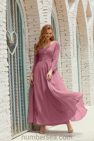 Baoleely Bridesmaid Dress Chiffon Formal Party Dress Evening Dress 28016