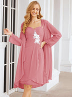 Vestidos de encaje para la madre de la novia y el novio de Sunderly, ideales para invitadas de boda (SY28066)