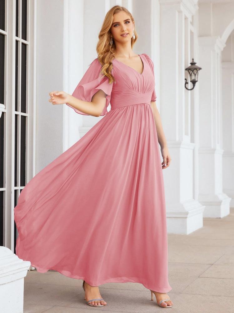 Robes de demoiselle d'honneur pour femmes, robe de soirée longue de mariage, robe de bal 28068