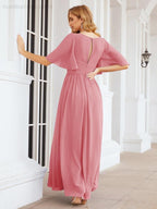 Robes de demoiselle d'honneur pour femmes, robe de soirée longue de mariage, robe de bal 28068