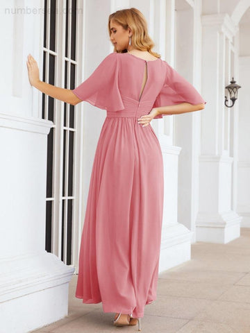 Vestidos de dama de honor para mujer, vestido largo de fiesta para boda o graduación 28068