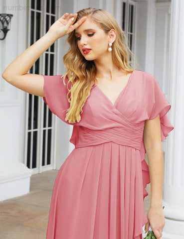 Vestidos de dama de honor Baoleely, vestidos de gala formales sin espalda para fiestas de noche, vestido para la madre de la novia 28040