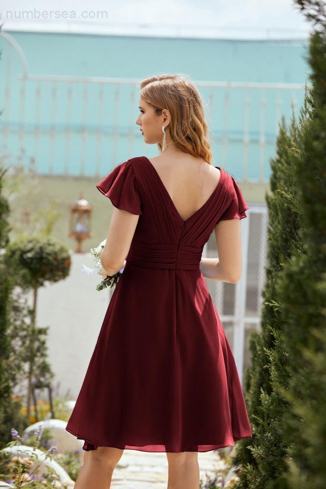 Robe de soirée mi-longue, robe de cocktail formelle, robe de bal, 28013 