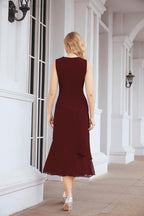 Robe de soirée deux pièces Sunnderly, coupe trapèze, pour la mère de la mariée, référence SY28072