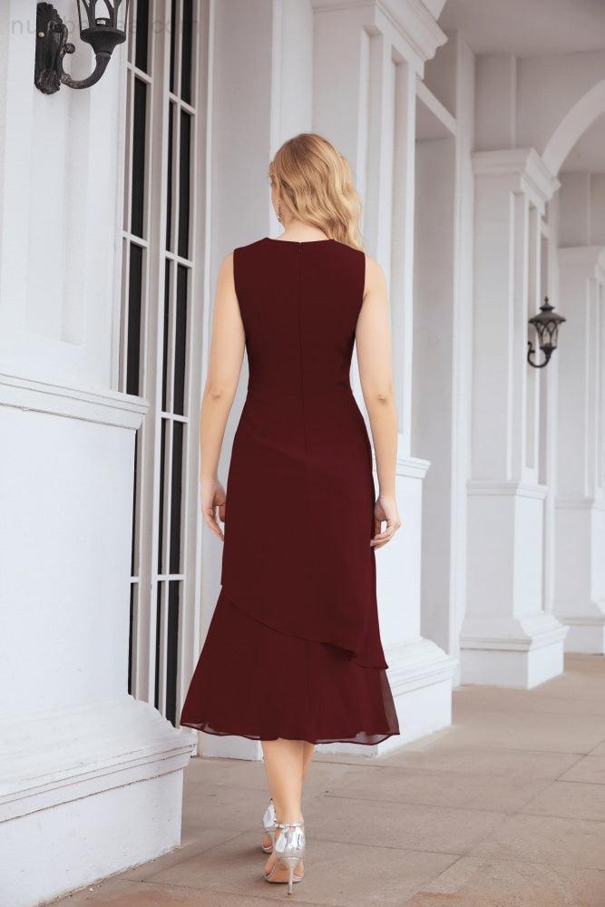 Robe de soirée deux pièces Sunnderly, coupe trapèze, pour la mère de la mariée, référence SY28072