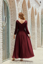 Baoleely Bridesmaid Dress Chiffon Formal Party Dress Evening Dress 28016
