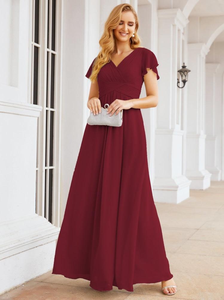 Vestidos de fiesta formales Baoleely para madre de la novia, con mangas cortas, vestido de dama de honor 28047 