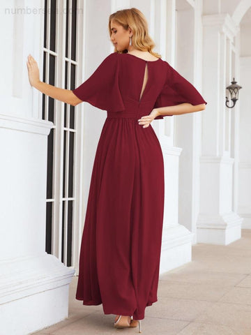 Vestidos de dama de honor para mujer, vestido largo de fiesta para boda o graduación 28068