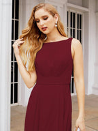 Baoleely Bridesmaid Dresses for Wedding Ruffles Long Formal Prom Gowns 28039