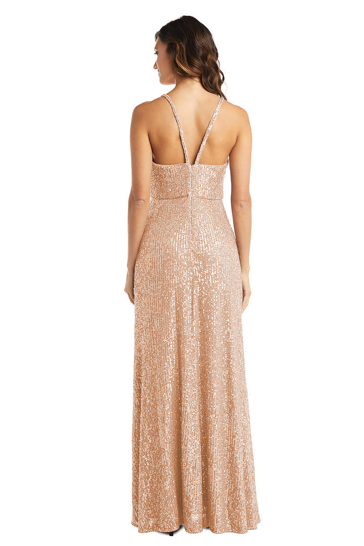 Vestido largo de gala ajustado
