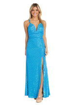 Vestido largo de gala ajustado
