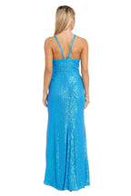 Vestido largo de gala ajustado