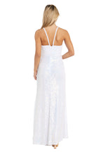Vestido largo de gala ajustado
