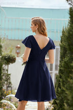 Robe de soirée mi-longue, robe de cocktail formelle, robe de bal, 28013 