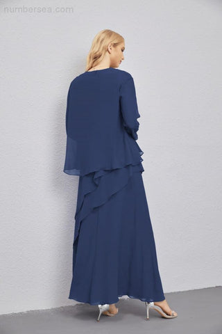 Vestidos de madre de la novia con cárdigan ligero abierto al frente, vestido formal de fiesta 28081 