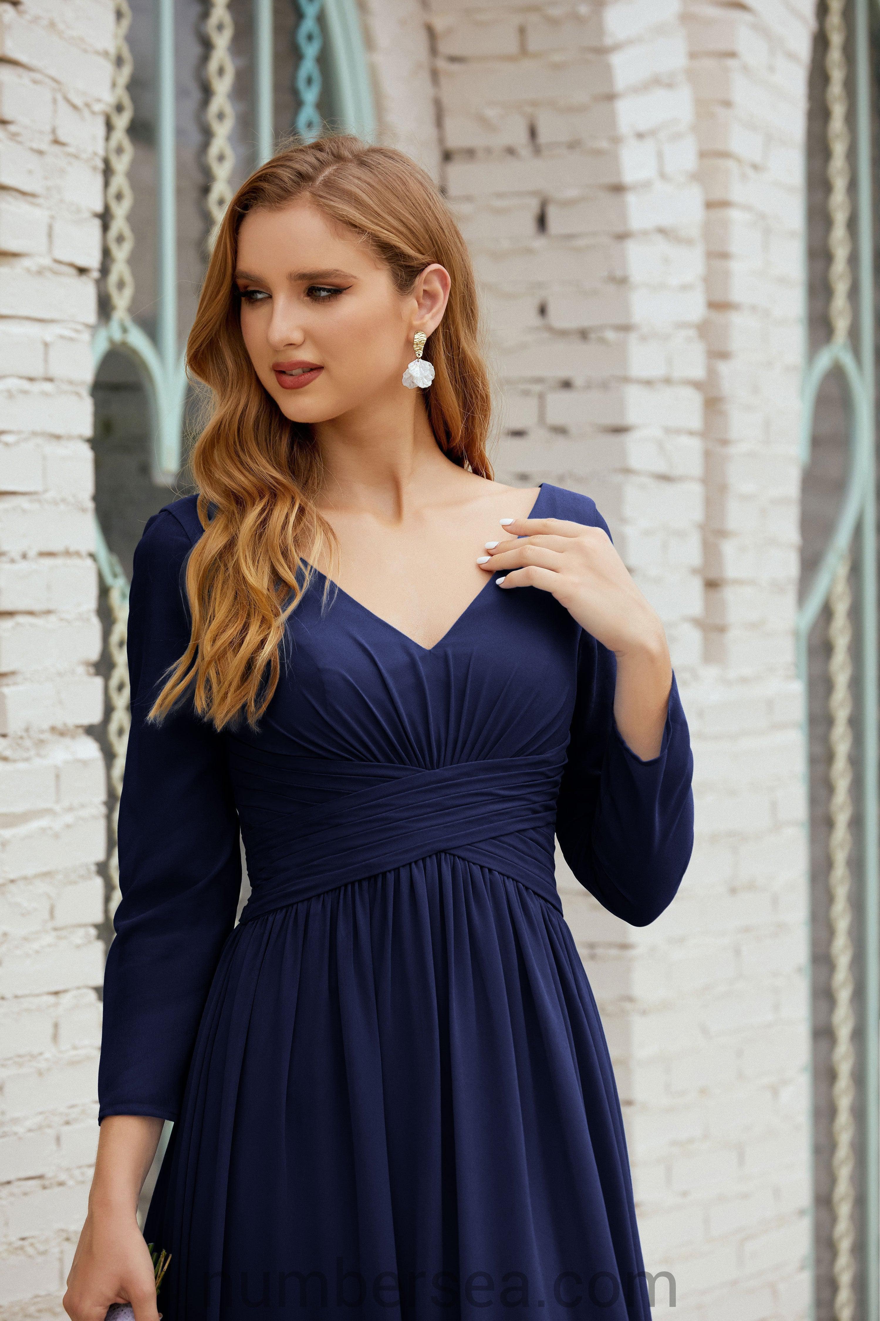 Baoleely Bridesmaid Dress Chiffon Formal Party Dress Evening Dress 28016