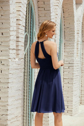 Vestidos de fiesta sin mangas, vestido formal de cóctel para graduación 28014 