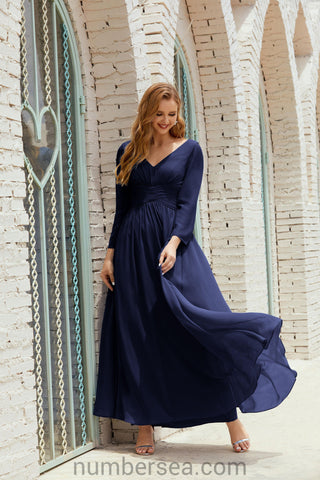 Baoleely Bridesmaid Dress Chiffon Formal Party Dress Evening Dress 28016