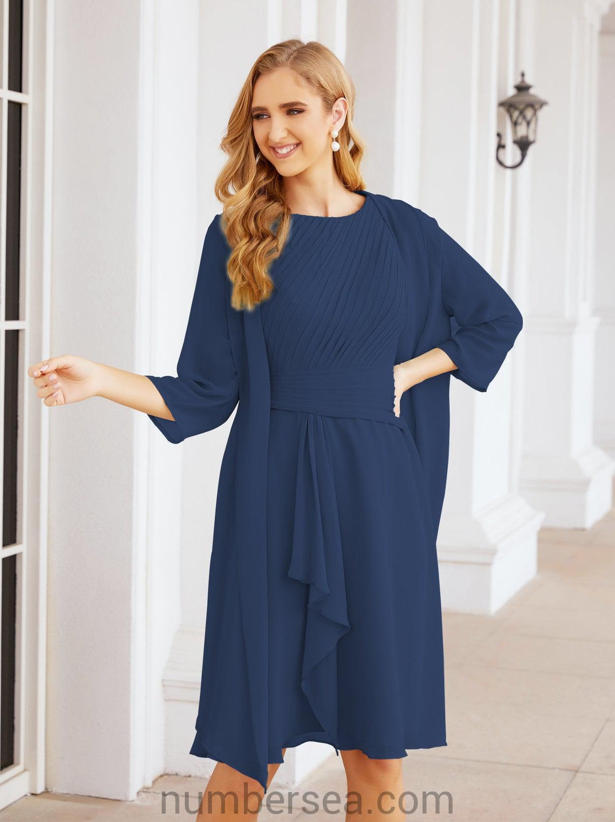 Vestidos de la madre de la novia de Sunderly, vestido de graduación, vestido plisado informal SY28065