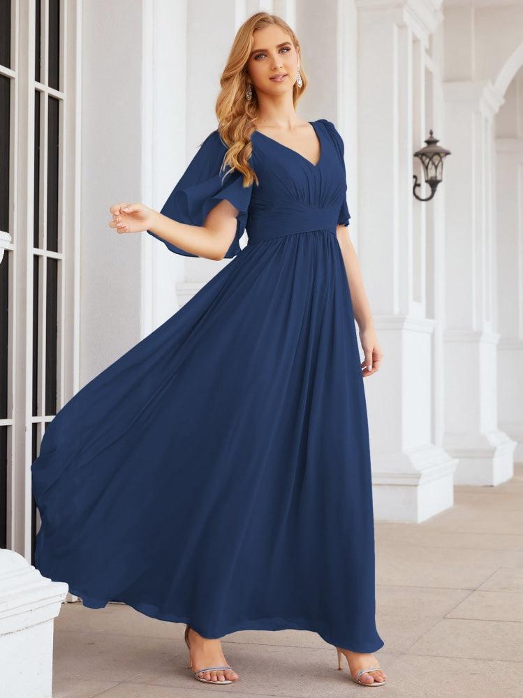 Robes de demoiselle d'honneur pour femmes, robe de soirée longue de mariage, robe de bal 28068