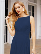 Baoleely Bridesmaid Dresses for Wedding Ruffles Long Formal Prom Gowns 28039