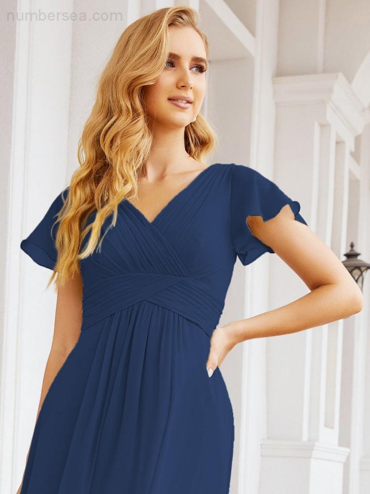 Vestidos de fiesta formales Baoleely para madre de la novia, con mangas cortas, vestido de dama de honor 28047 
