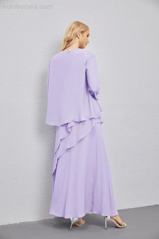 Vestidos de madre de la novia con cárdigan ligero abierto al frente, vestido formal de fiesta 28081 