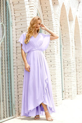 Vestido Baoleely para la madre de la novia, talla grande, escote en V, largo hasta el suelo, formal, para invitada de boda 28020