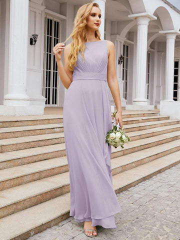 Vestidos de dama de honor Baoleely para boda, vestidos largos formales con volantes para baile de graduación 28039