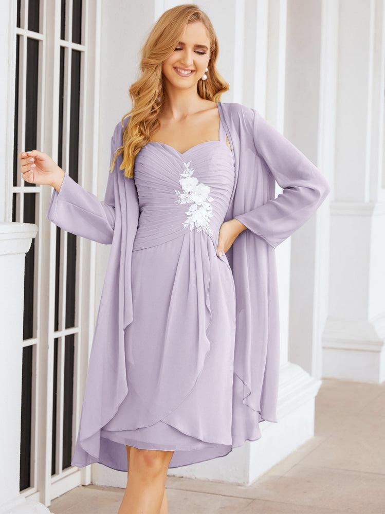 Vestidos de encaje para la madre de la novia y el novio de Sunderly, ideales para invitadas de boda (SY28066)
