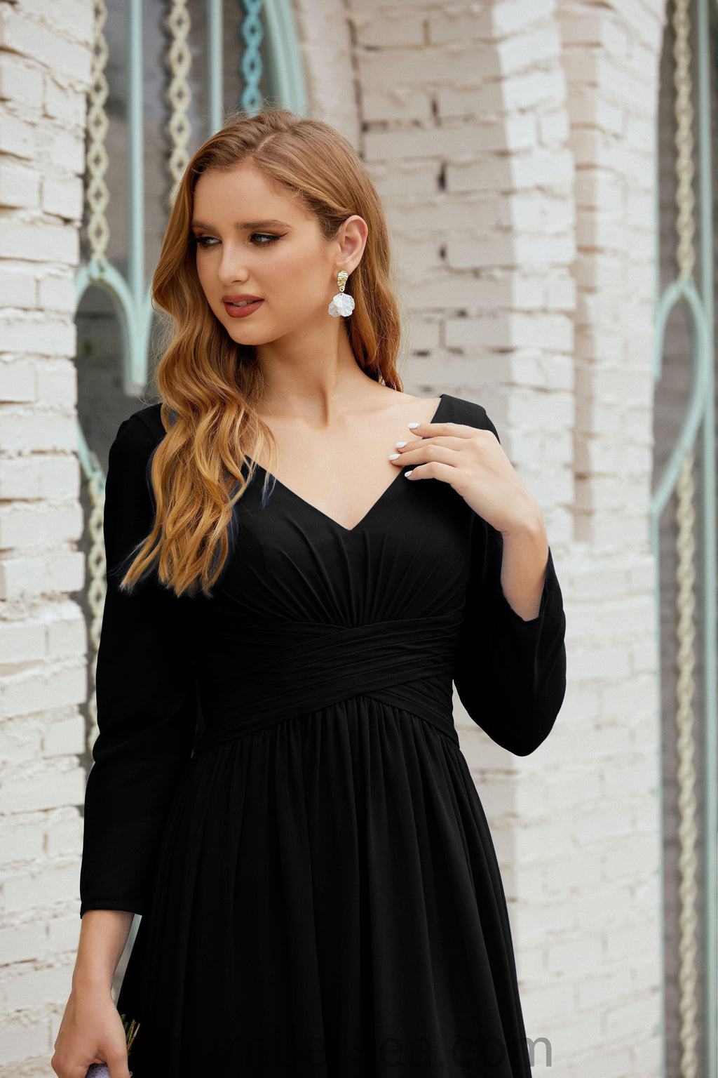 Baoleely Bridesmaid Dress Chiffon Formal Party Dress Evening Dress 28016