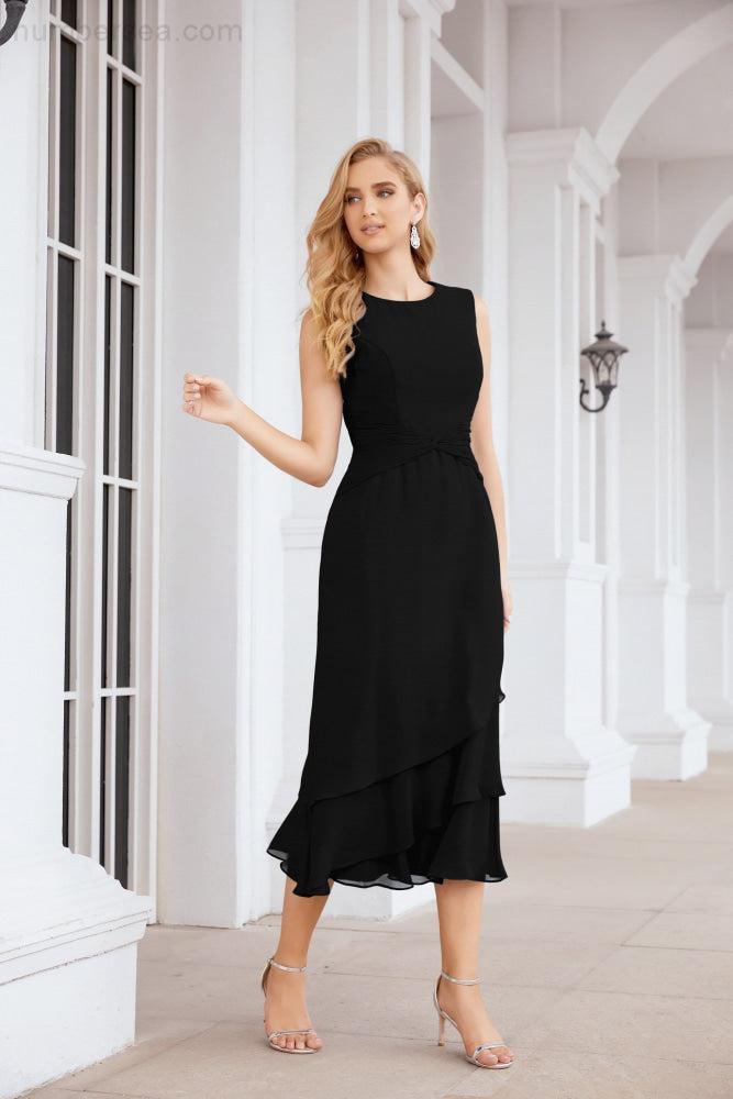 Robe de soirée deux pièces Sunnderly, coupe trapèze, pour la mère de la mariée, référence SY28072