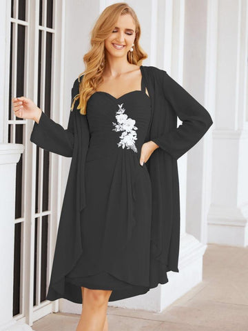 Vestidos de encaje para la madre de la novia y el novio de Sunderly, ideales para invitadas de boda (SY28066)