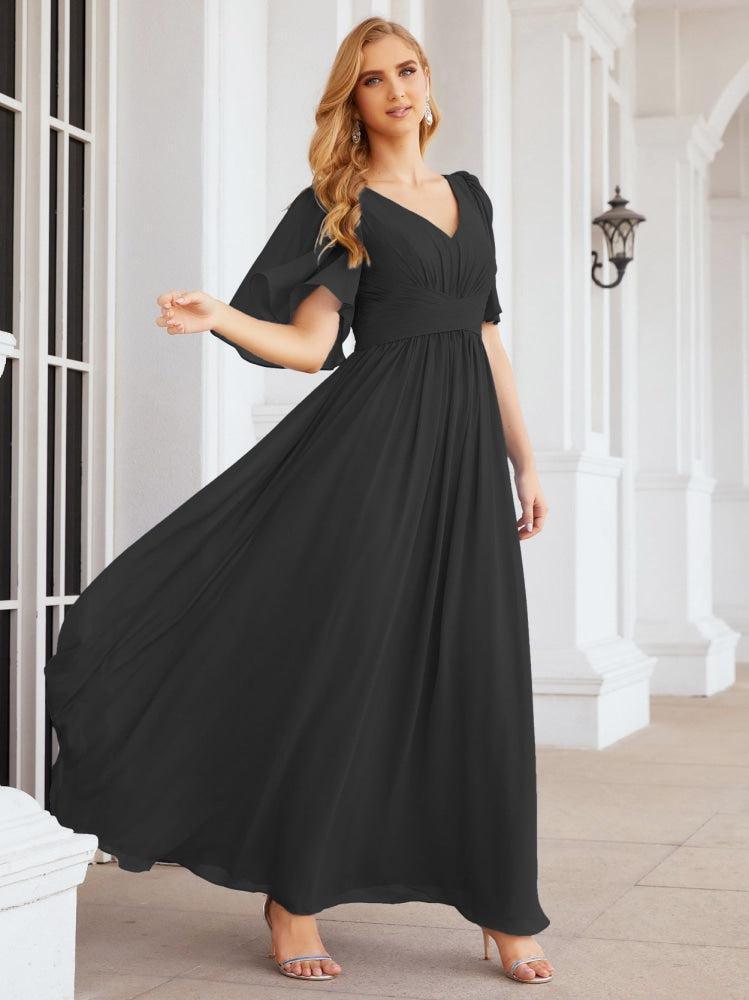 Vestidos de dama de honor para mujer, vestido largo de fiesta para boda o graduación 28068