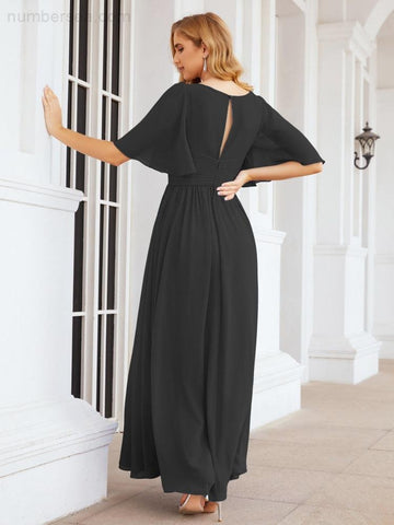 Vestidos de dama de honor para mujer, vestido largo de fiesta para boda o graduación 28068