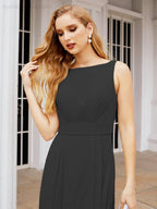 Baoleely Bridesmaid Dresses for Wedding Ruffles Long Formal Prom Gowns 28039