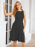 Vestidos de la madre de la novia de Sunderly, vestido de graduación, vestido plisado informal SY28065