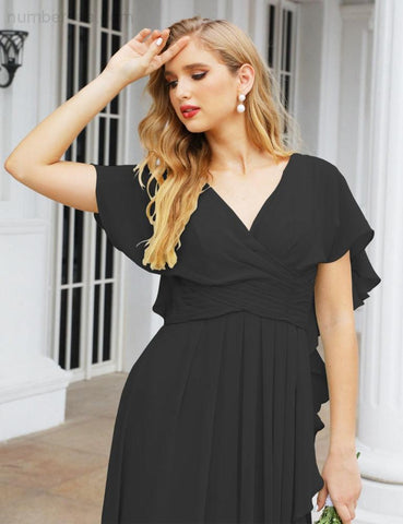 Vestidos de dama de honor Baoleely, vestidos de gala formales sin espalda para fiestas de noche, vestido para la madre de la novia 28040