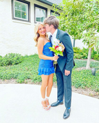 Lovely Strapless Royal Blue Homecoming Dress Cocktail Dress Y4330