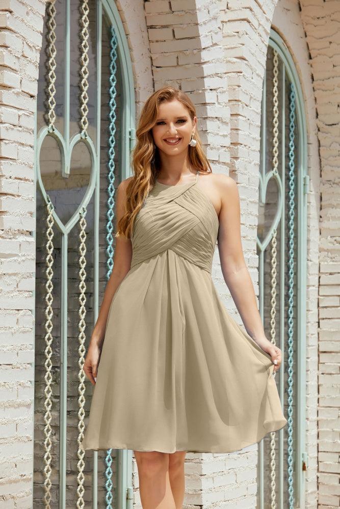 Vestidos de fiesta sin mangas, vestido formal de cóctel para graduación 28014 