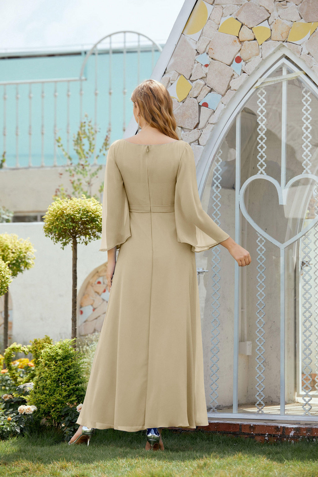 Vestidos de fiesta para la madre de la novia de Sunderly, vestido formal de graduación para invitada de boda SY28012