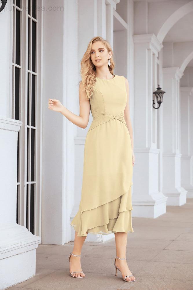 Robe de soirée deux pièces Sunnderly, coupe trapèze, pour la mère de la mariée, référence SY28072