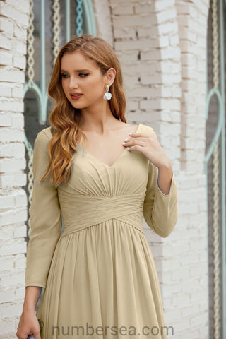 Baoleely Bridesmaid Dress Chiffon Formal Party Dress Evening Dress 28016