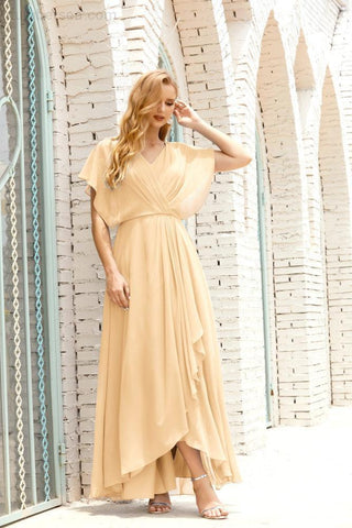 Vestido Baoleely para la madre de la novia, talla grande, escote en V, largo hasta el suelo, formal, para invitada de boda 28020