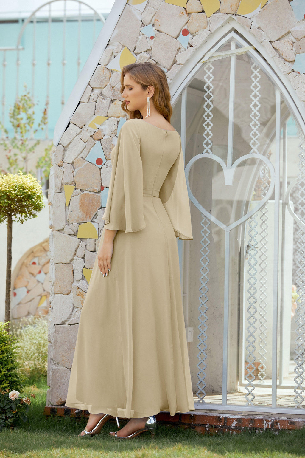 Vestidos de fiesta para la madre de la novia de Sunderly, vestido formal de graduación para invitada de boda SY28012